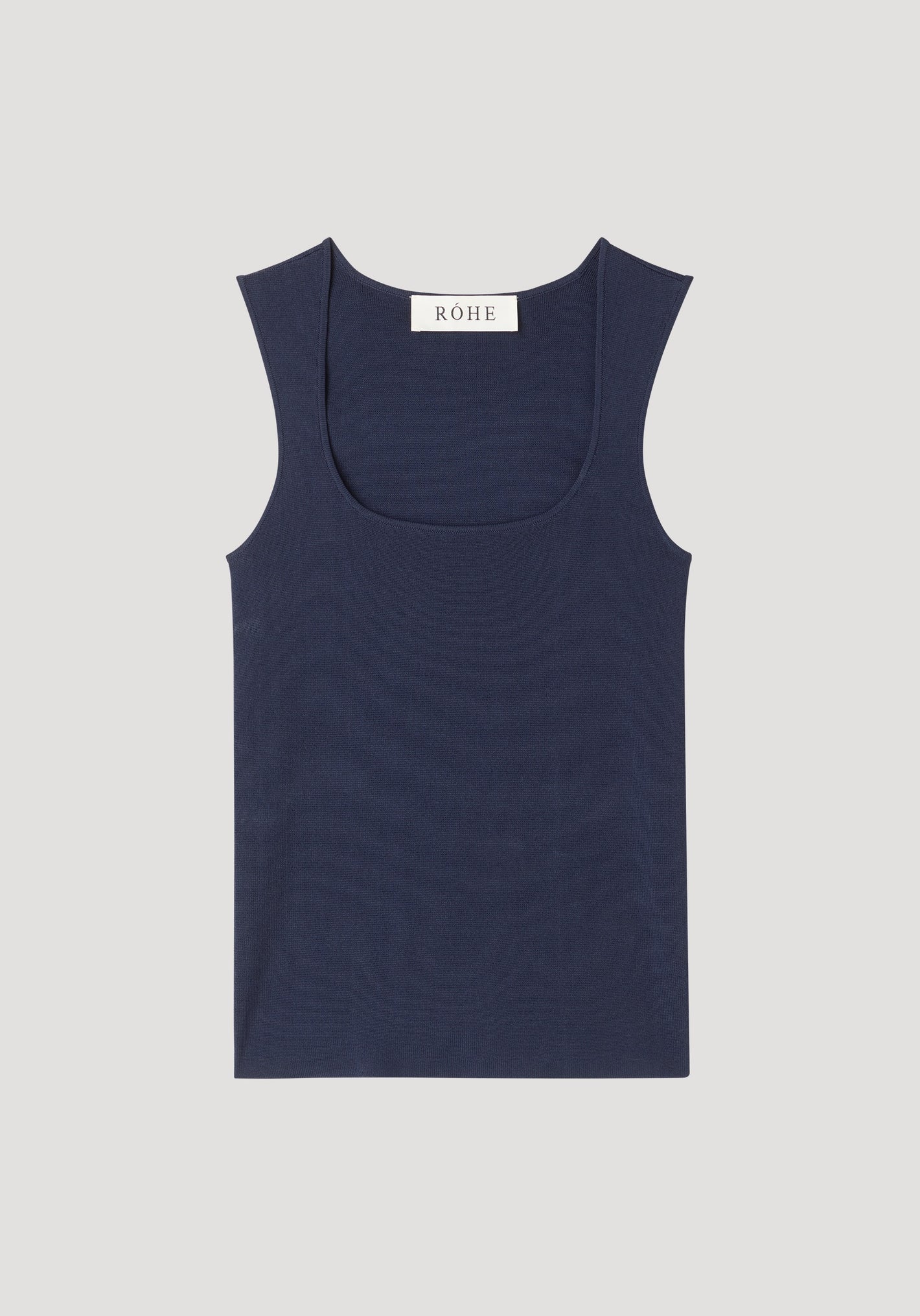Bustier shaped knitted top | navy