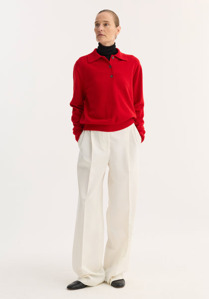 Wool cashmere polo– Róhe