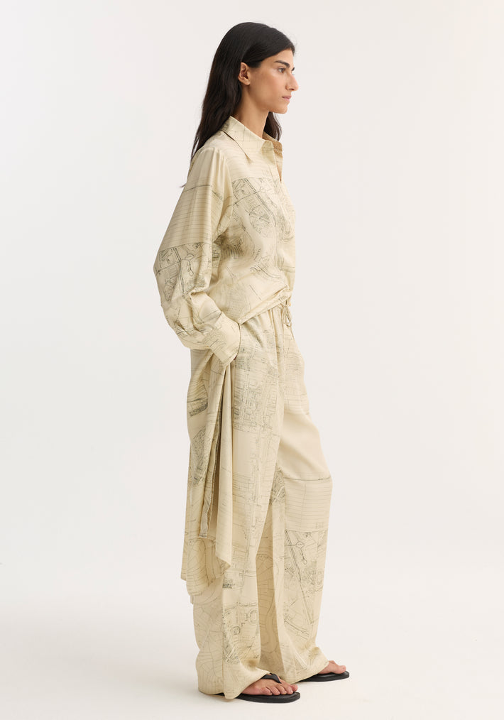 Wide leg silk trousers | Amsterdam