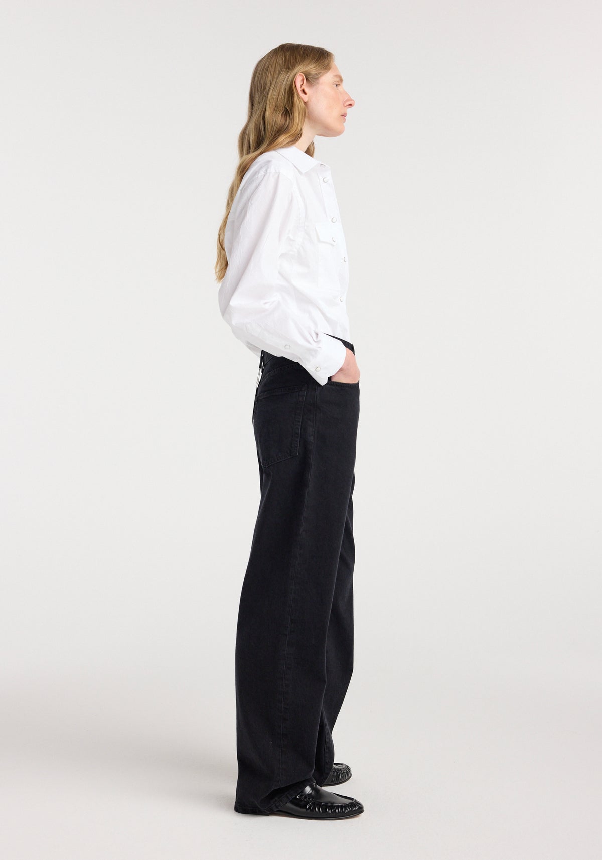 Bruun - Signature baggy denim | black