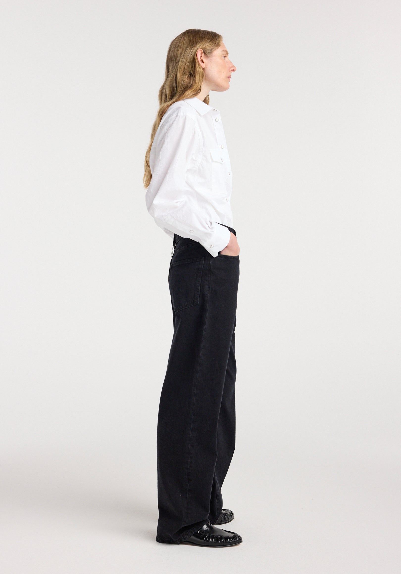 Bruun - Signature baggy denim | black