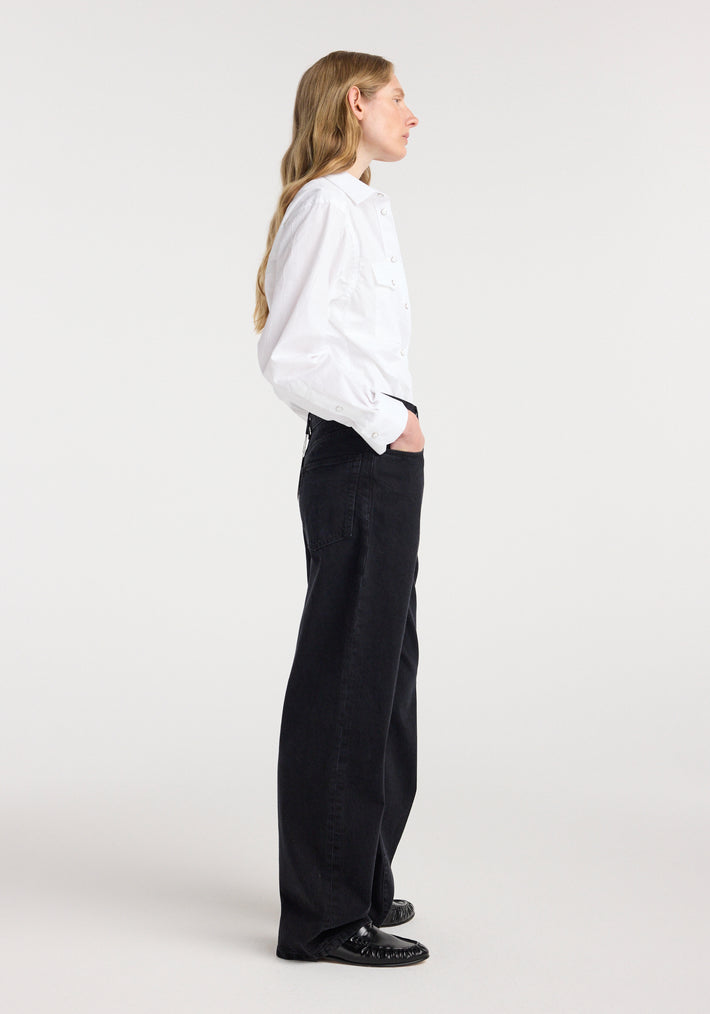 Baggy fit denim | black