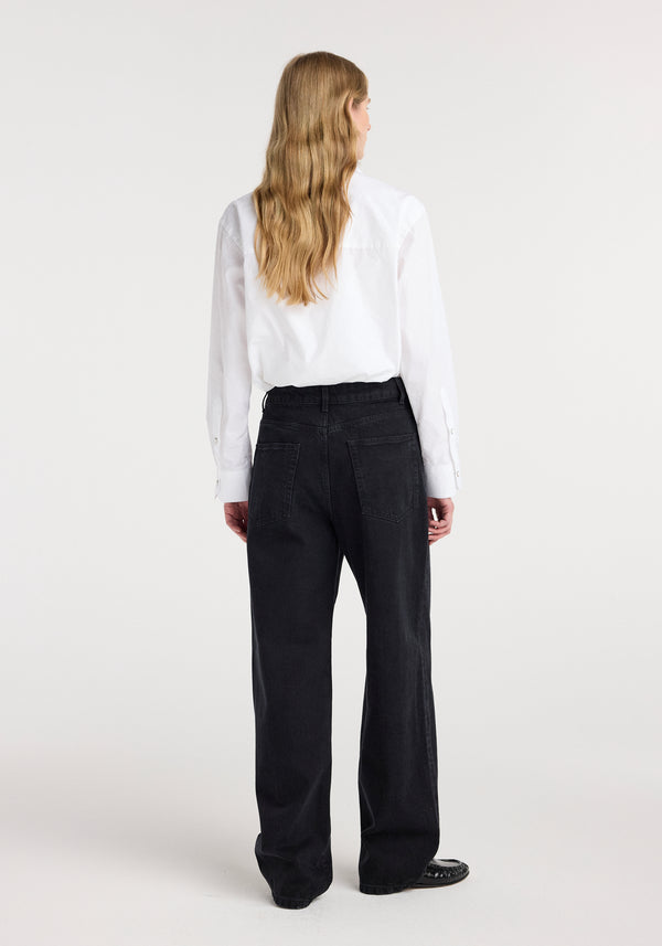 Baggy fit denim | black