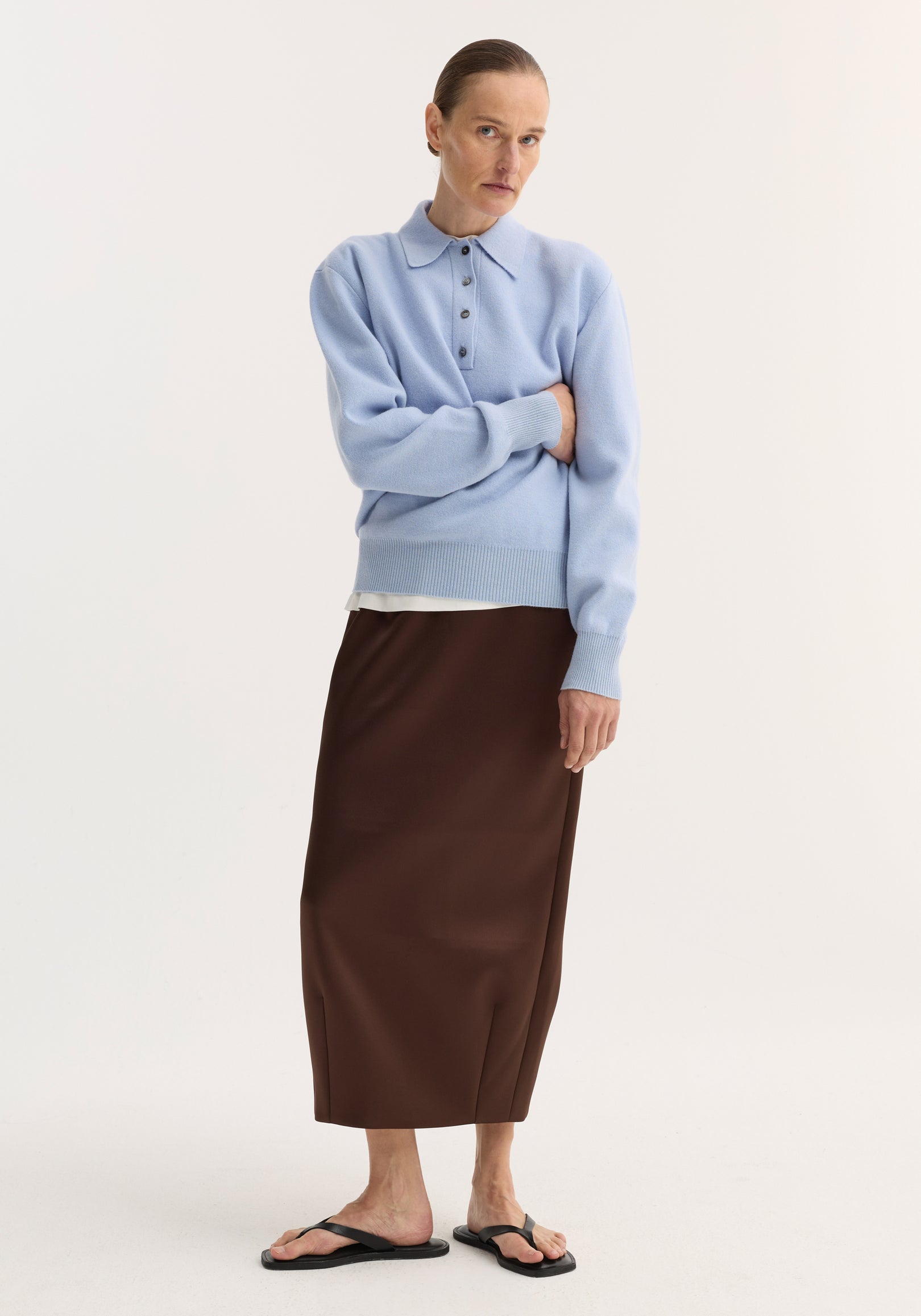 Balloon column skirt | espresso