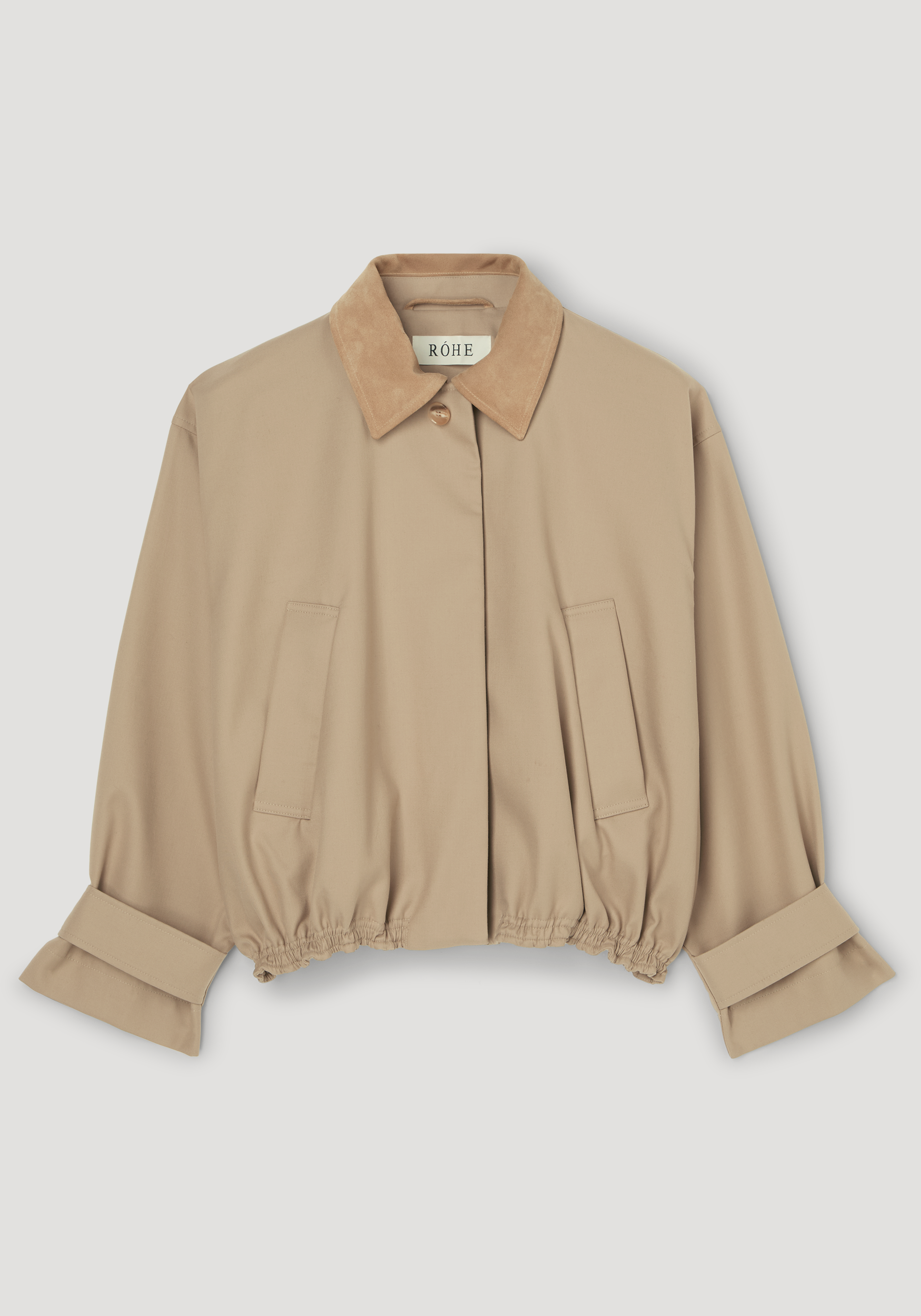 Suede collar blouson jacket– Róhe Suede collar blouson jacket– Róhe