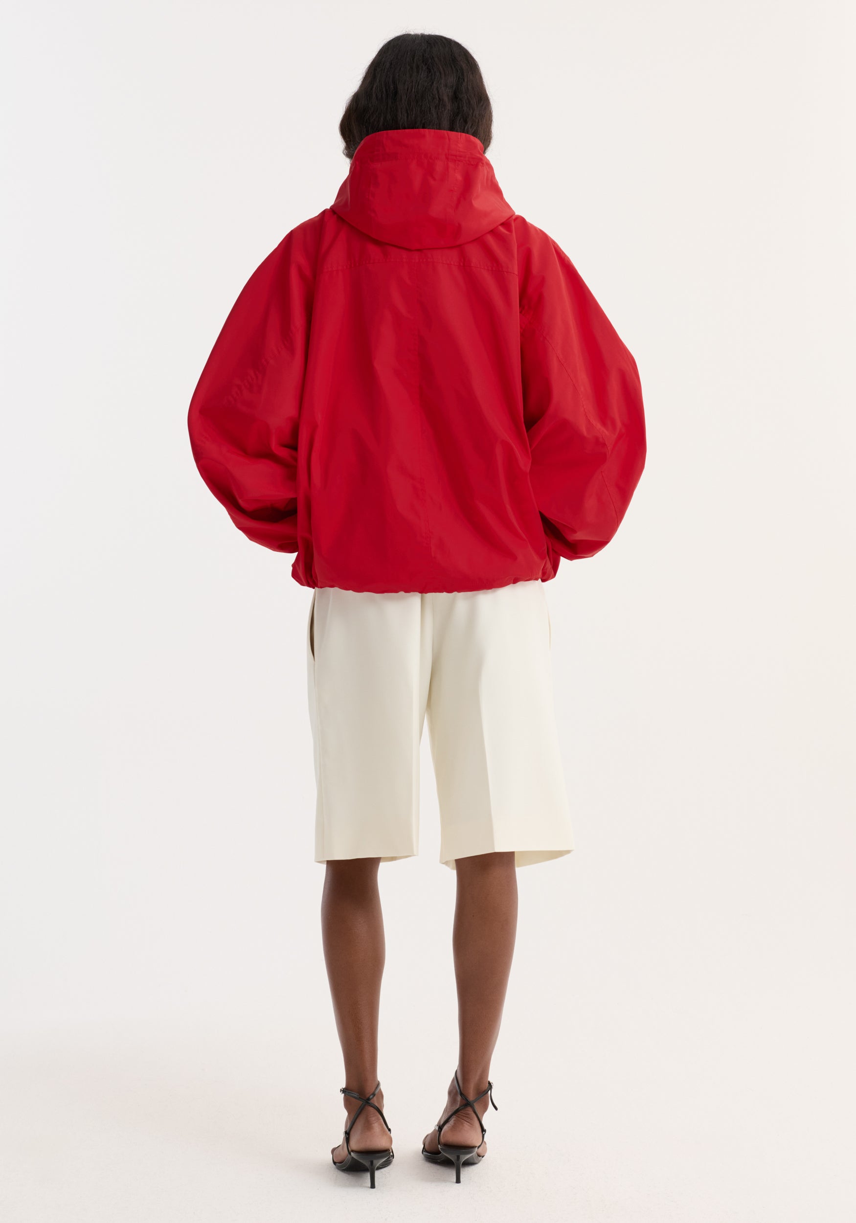 Volume silk-blend anorak– Róhe