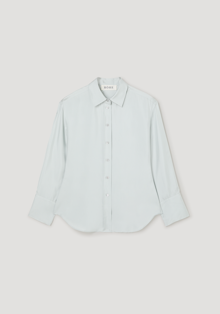 Shaped silk shirt | foam