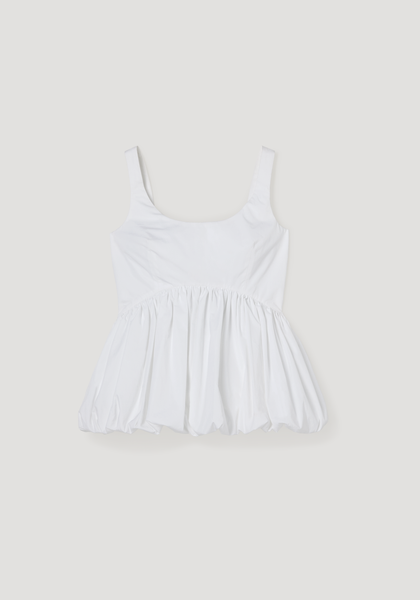 Voluminous peplum top– Róhe