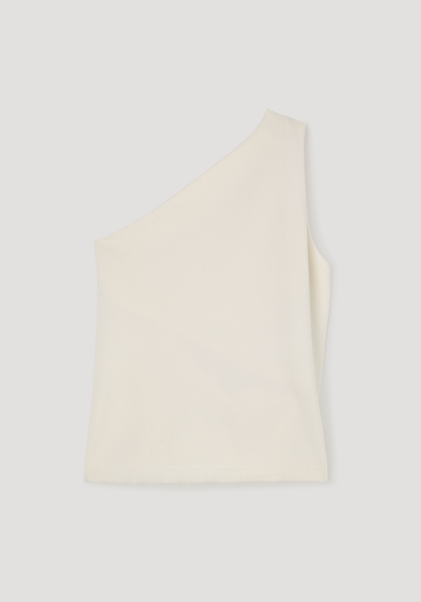 Sculptural knitted top | off white