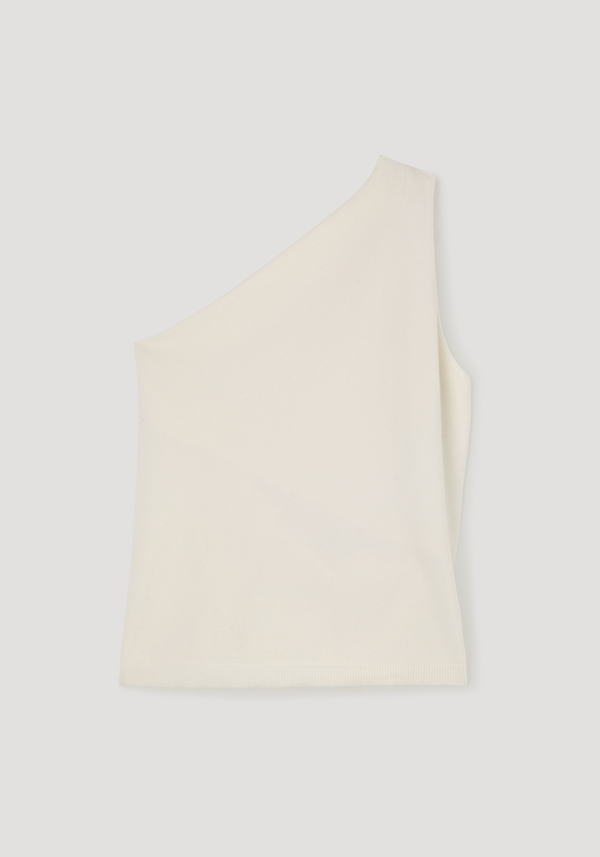 Sculptural knitted top | off white
