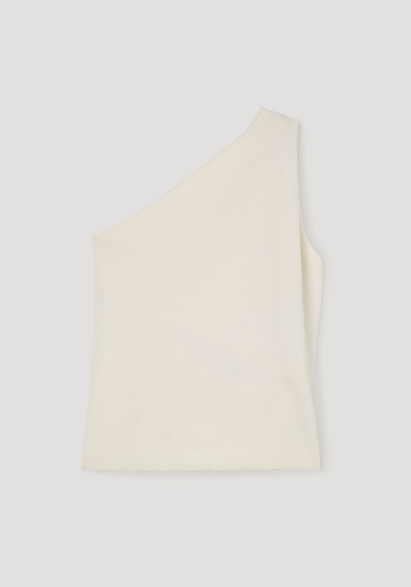 Sculptural knitted top | off white