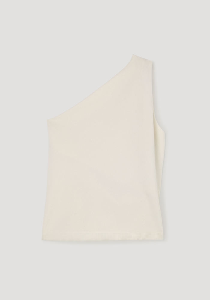 Sculptural knitted top | off white