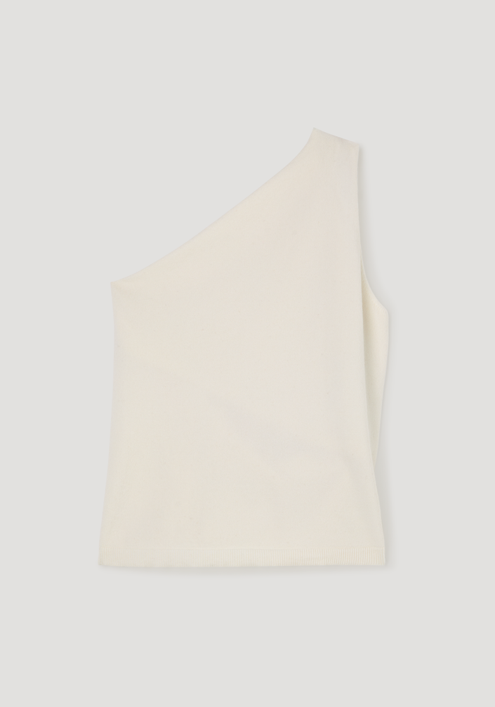 Sculptural knitted top | off white