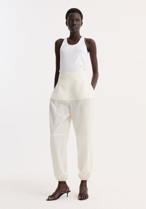 Architectural trousers | off white