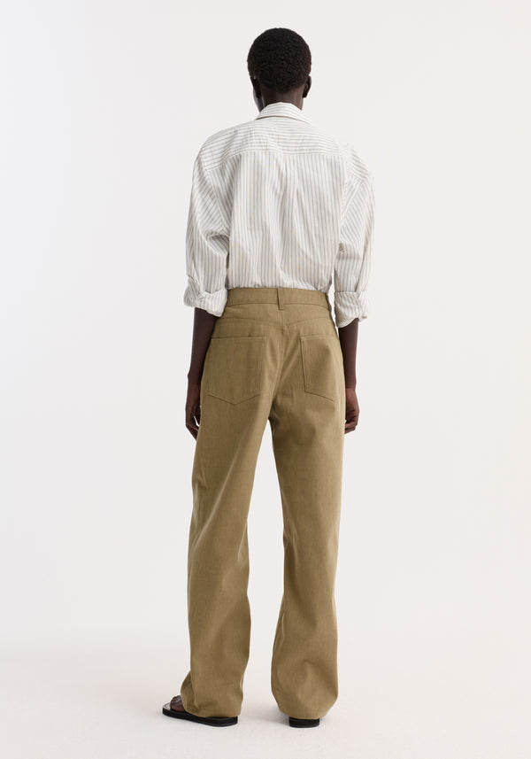 Baggy fit denim | sage