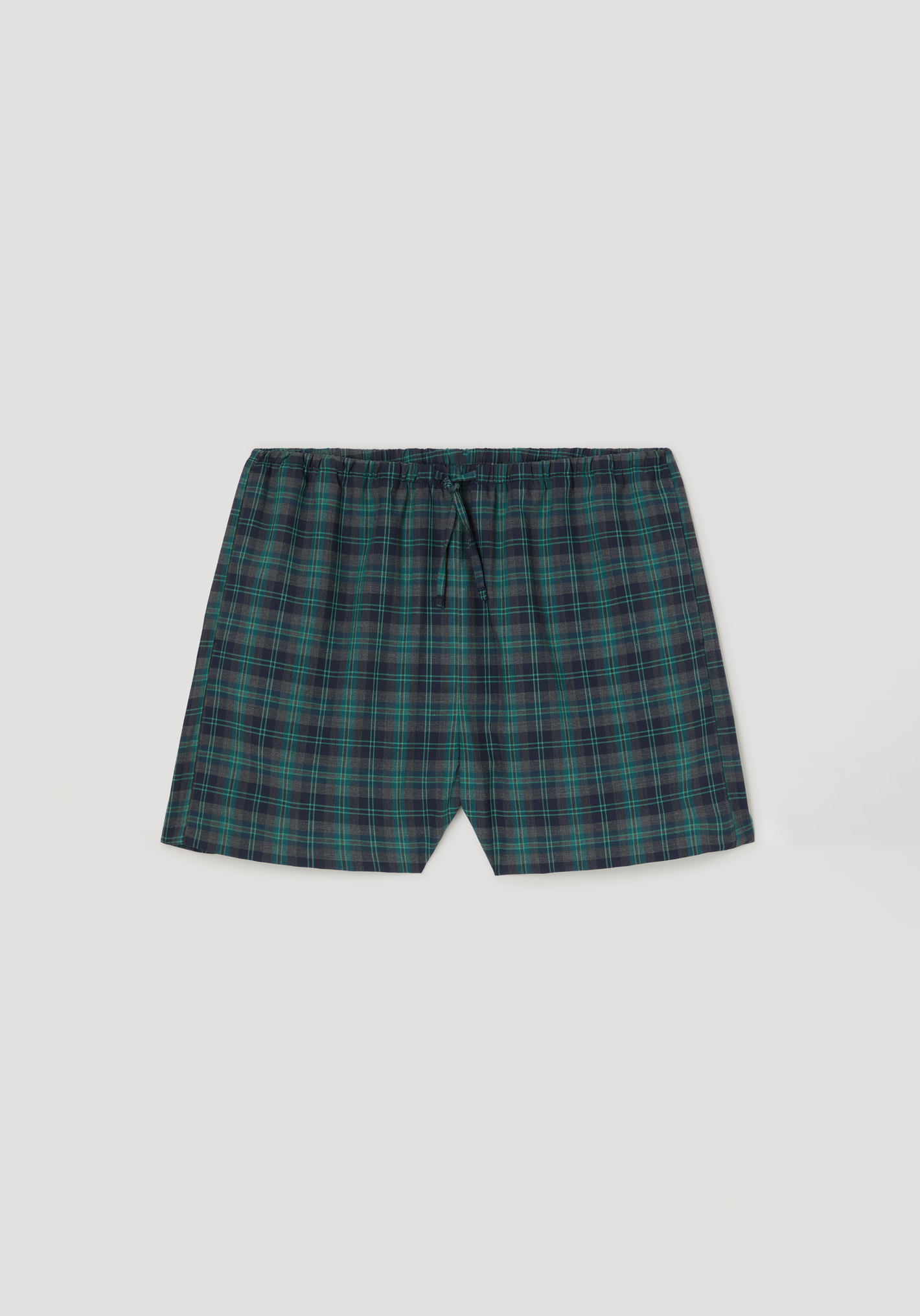 Check boxer shorts | retro green check