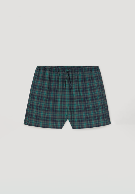 Check boxer shorts | retro green check