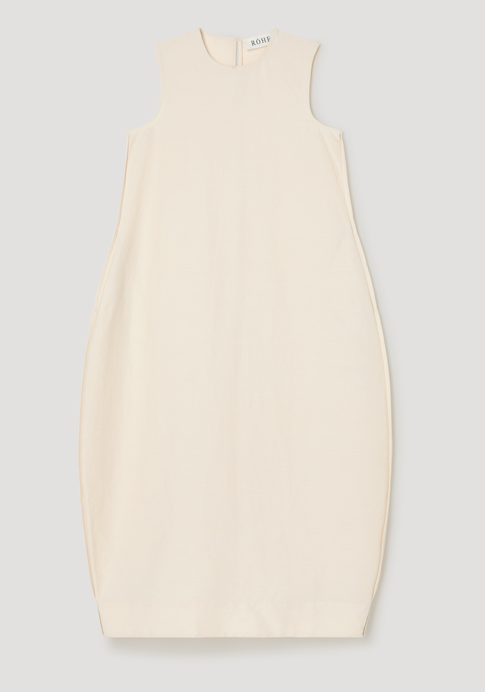 Hourglass linen silk dress | butter
