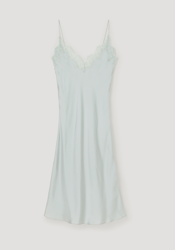 Silk lace slipdress | foam