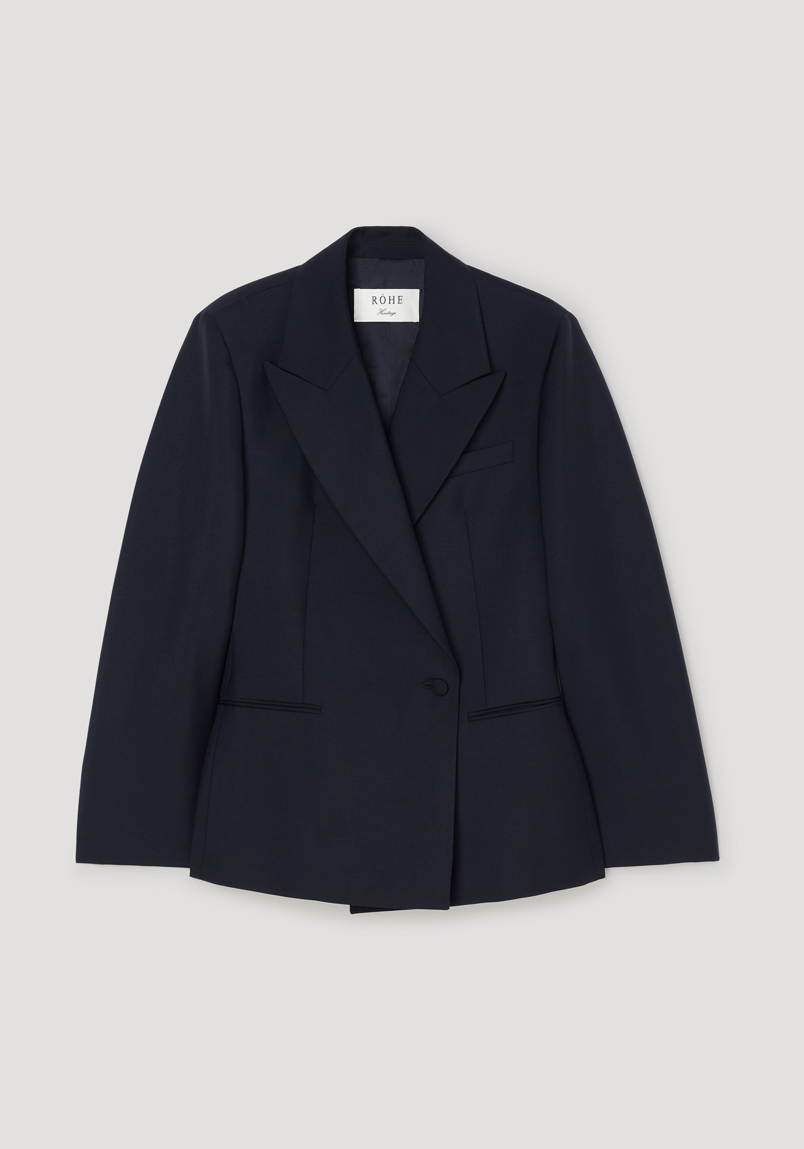 Hourglass shaped blazer | navy