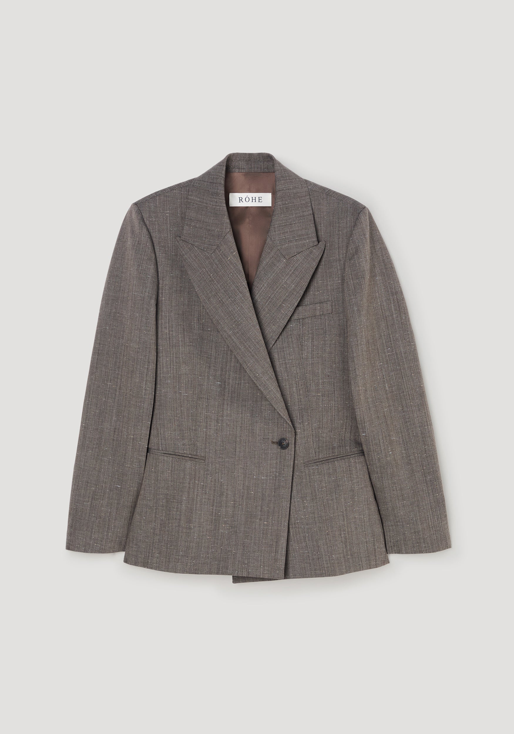 Hourglass shaped blazer | earth slub