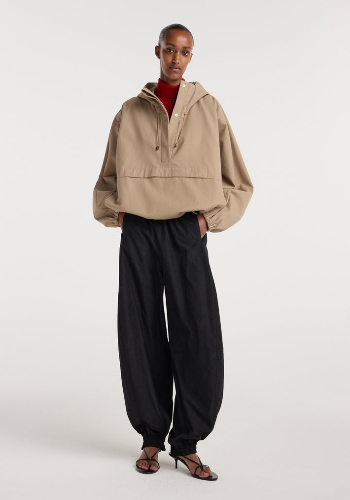 Hooded anorak | beige
