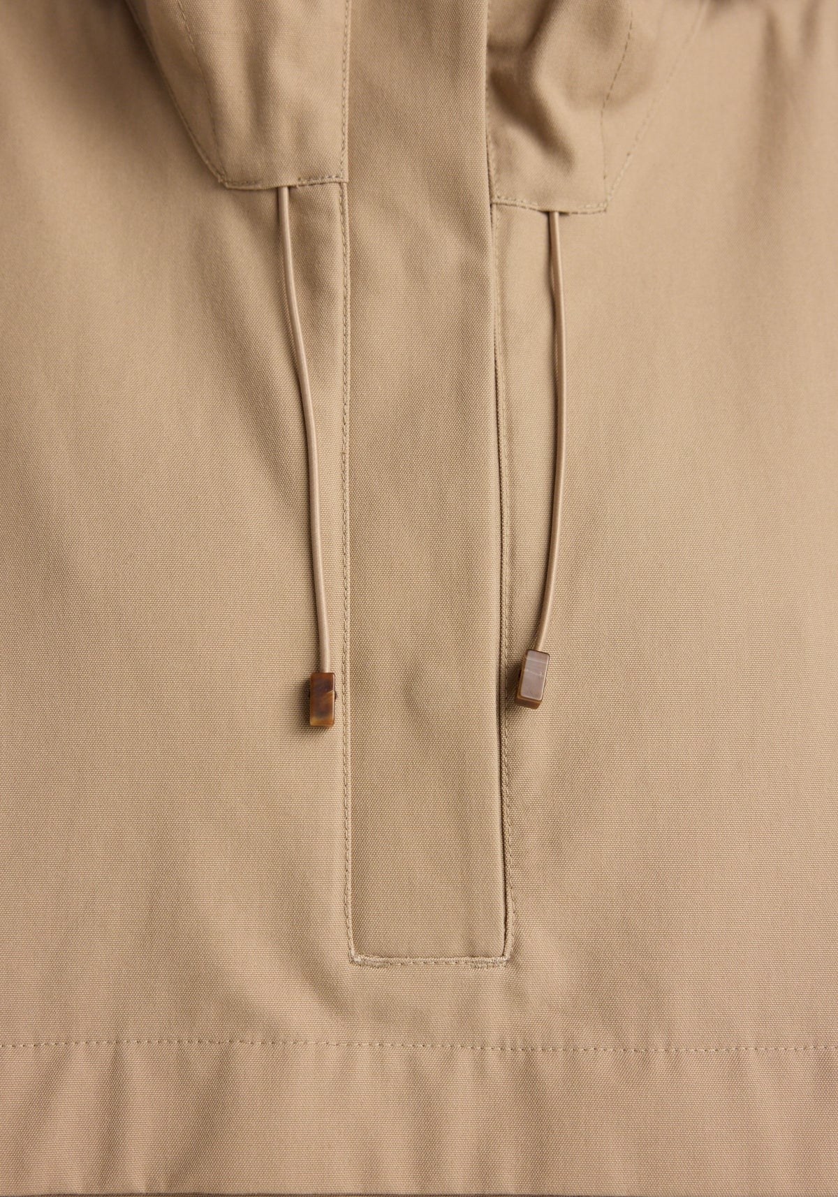 Hooded anorak | beige