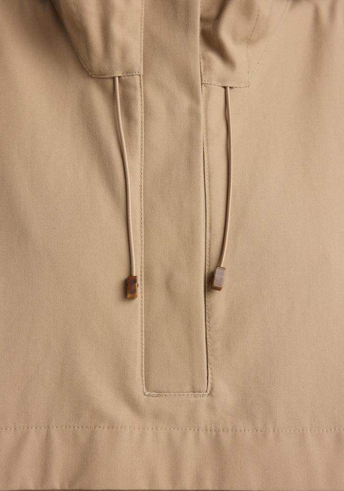 Hooded anorak | beige