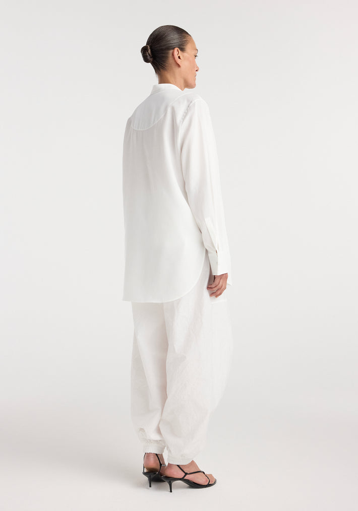 Tuxedo shirt | optic white