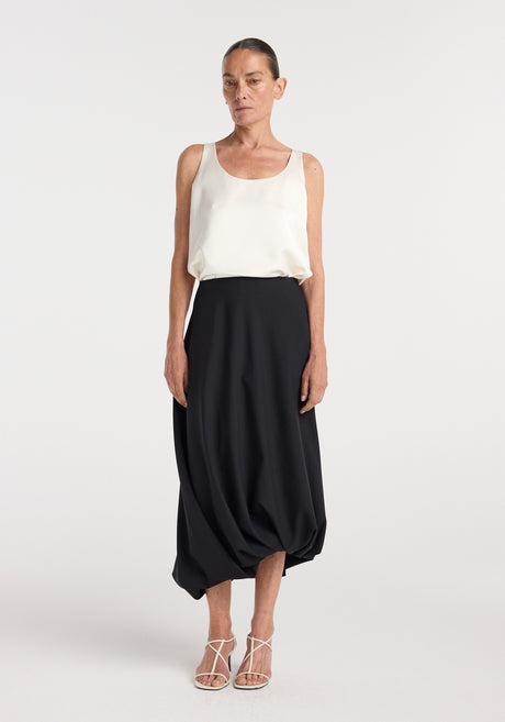 Twisted skirt | black