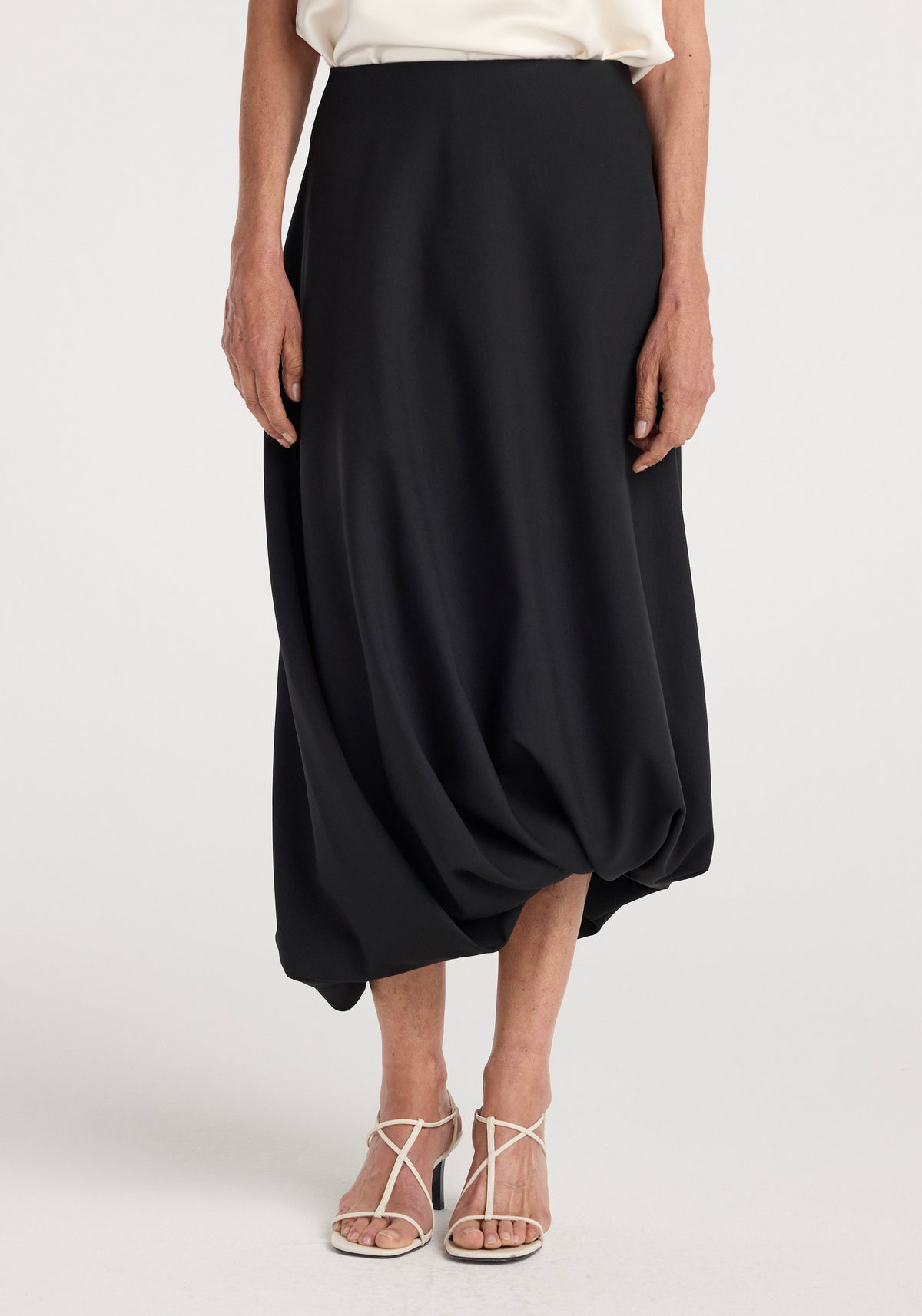 Twisted skirt | black