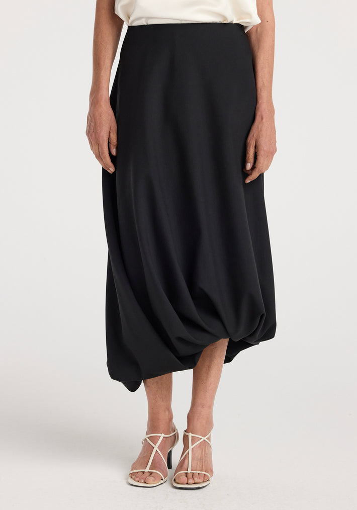 Twisted skirt | black