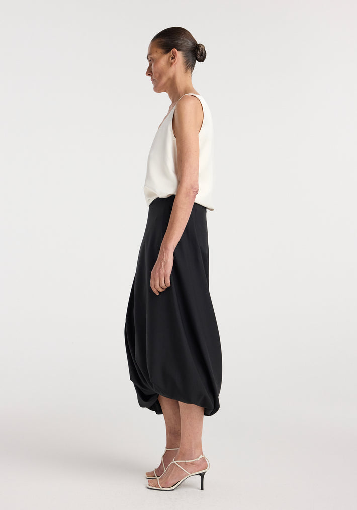 Twisted skirt | black