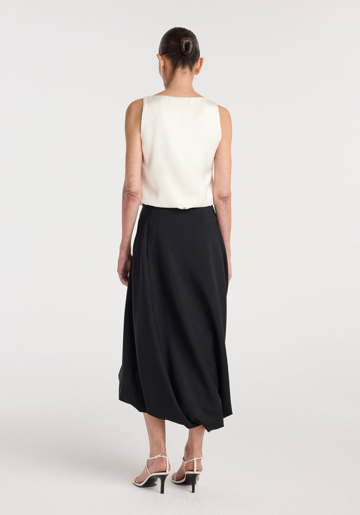 Twisted skirt | black