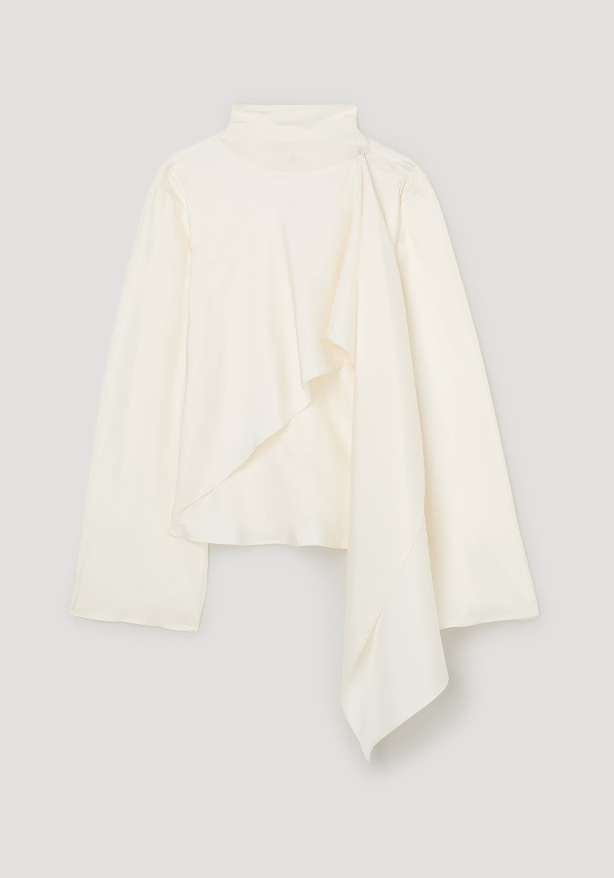 Silk foulard top | cream