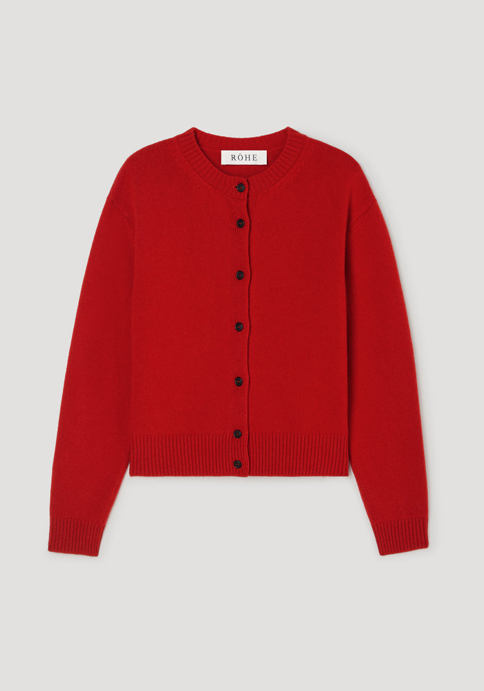 Classic cardigan | red