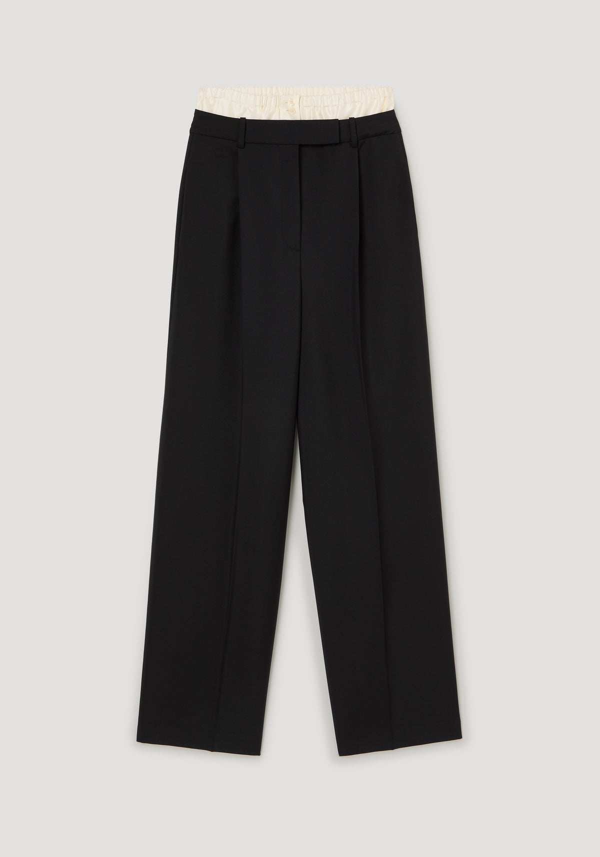 Boxer detailed trousers | black
