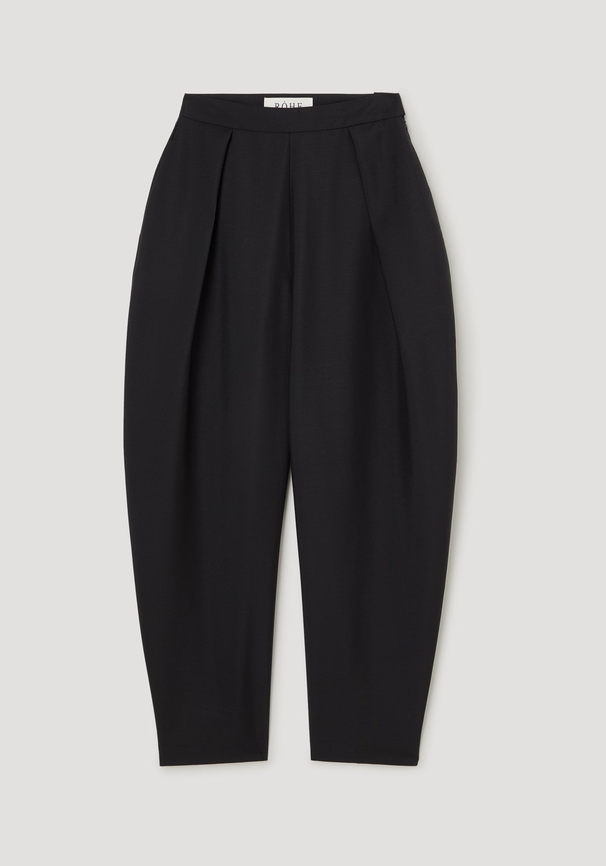 Puck - Sculptural tailored trousers | black