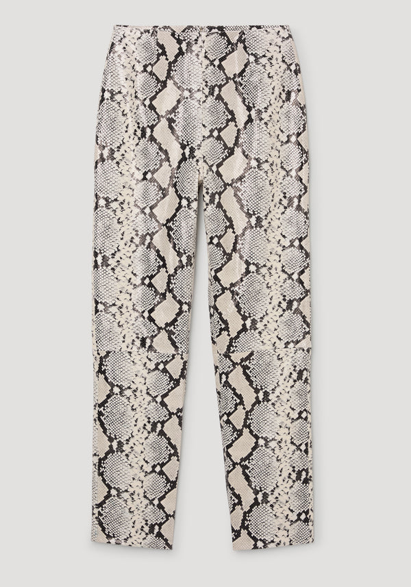 Snakeskin leather trousers | snakeskin