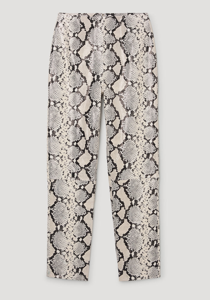 Snakeskin leather trousers | snakeskin