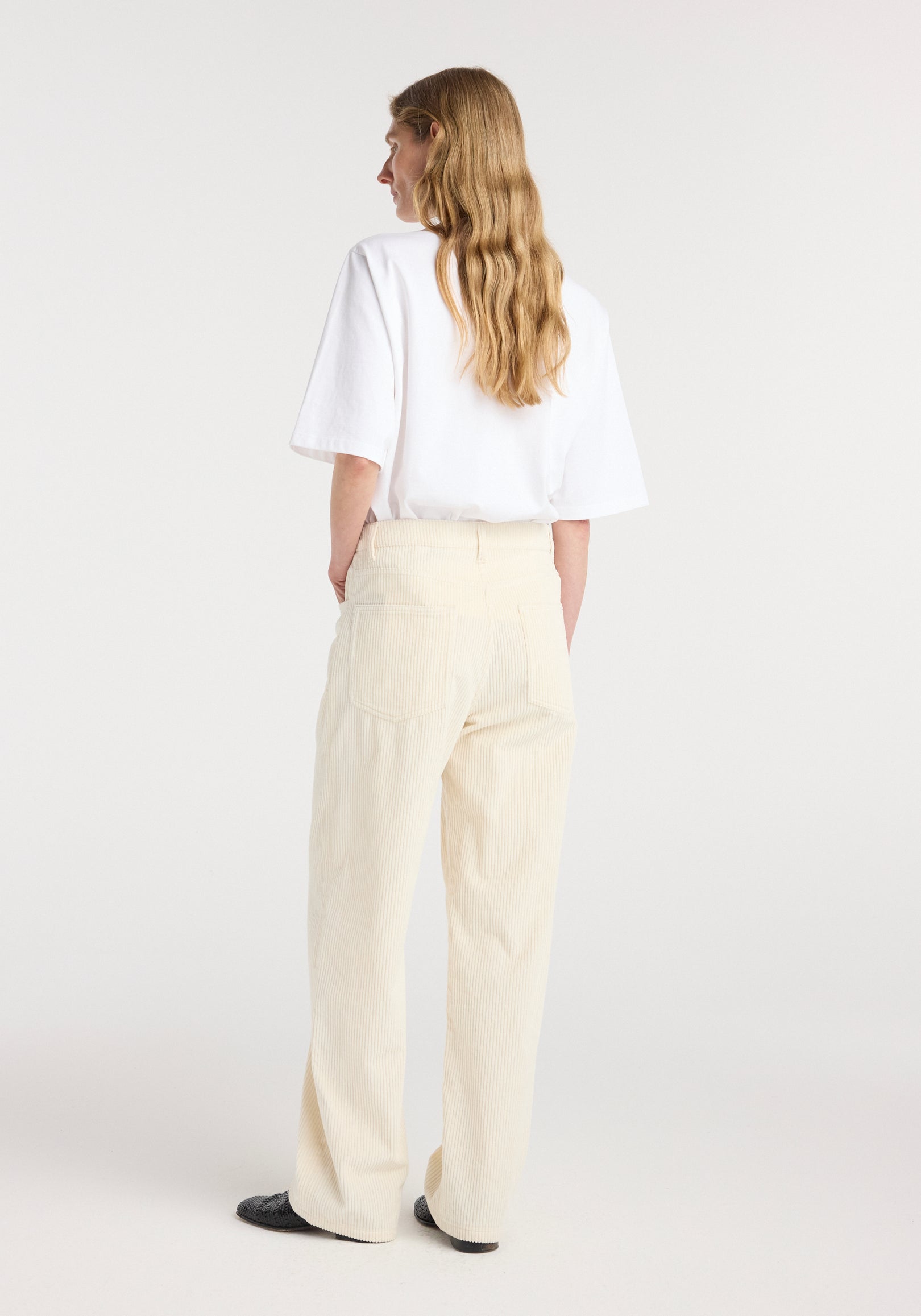 Bruun - Signature baggy corduroy | winter white