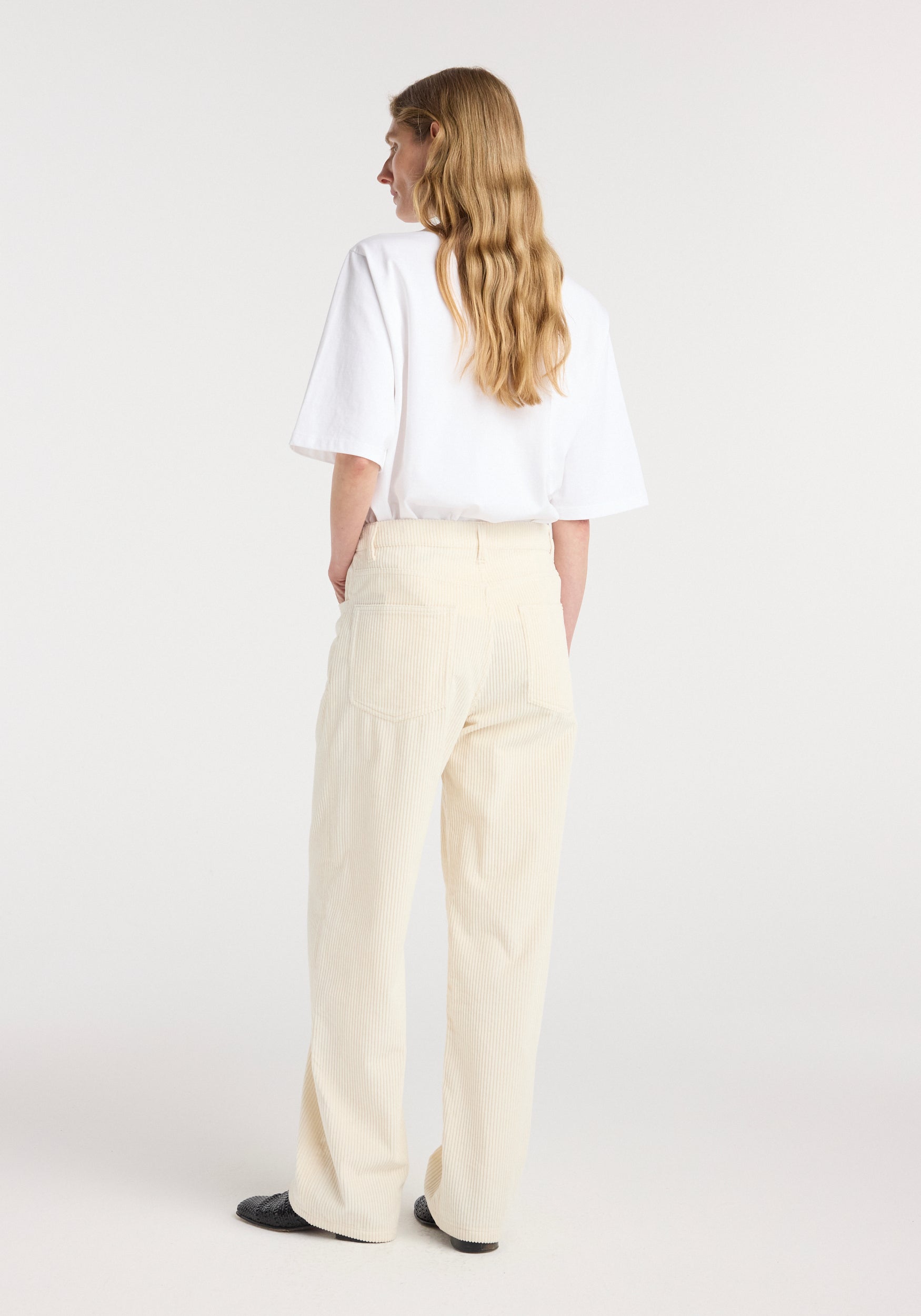 Bruun - Signature baggy corduroy | winter white