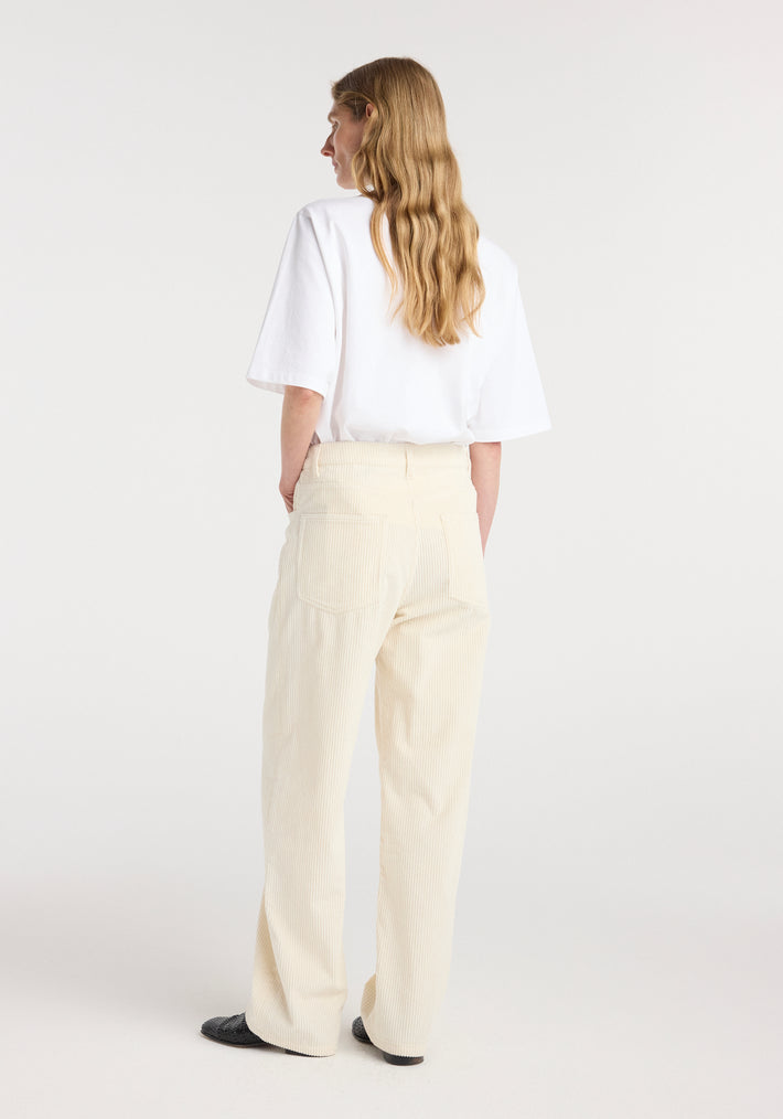 Bruun - Signature baggy corduroy | winter white