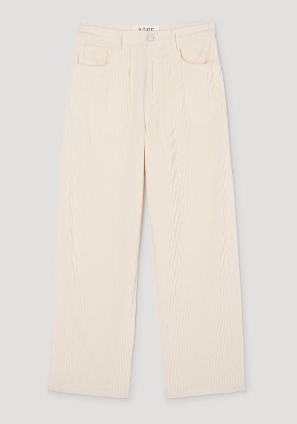 Bruun - Signature baggy corduroy | winter white