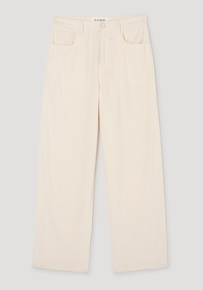 Bruun - Signature baggy corduroy | winter white