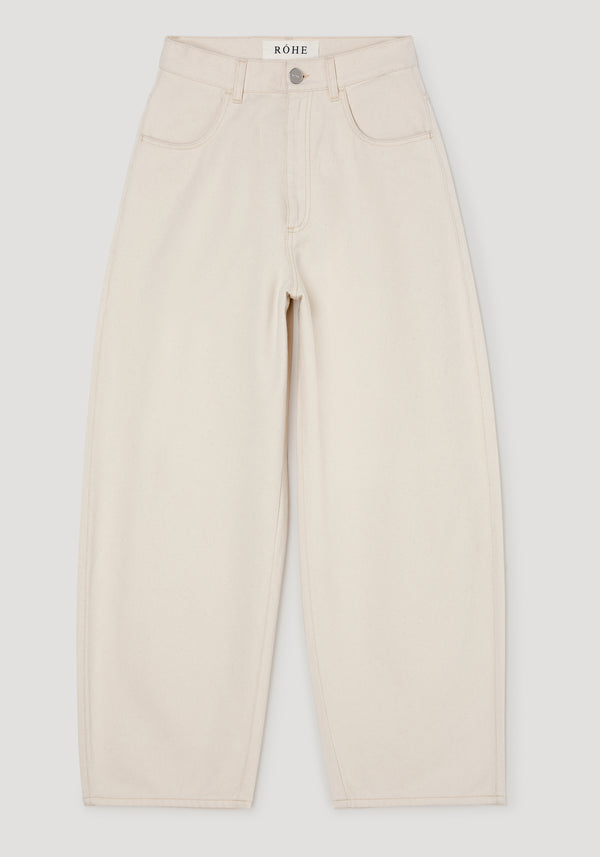 Berber - Barrel leg denim | ecru