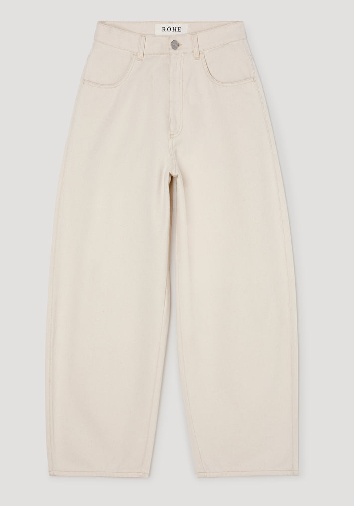 Berber - Barrel leg denim | ecru