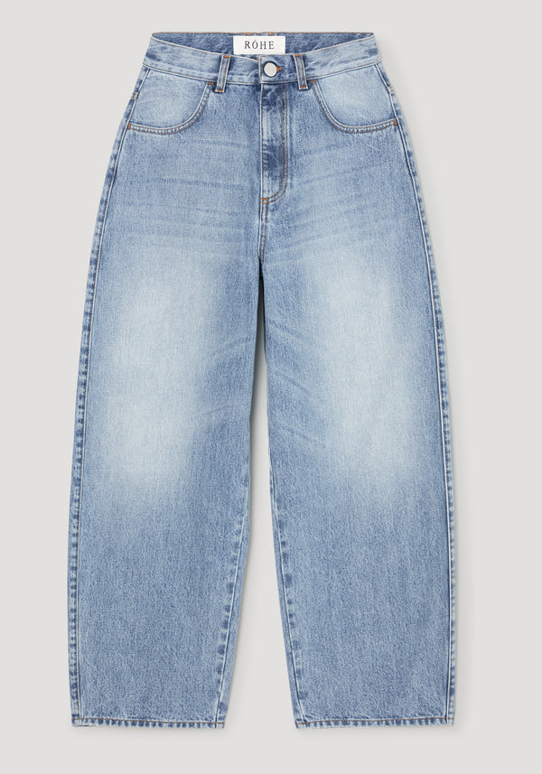 Berber - Barrel leg denim | classic blue