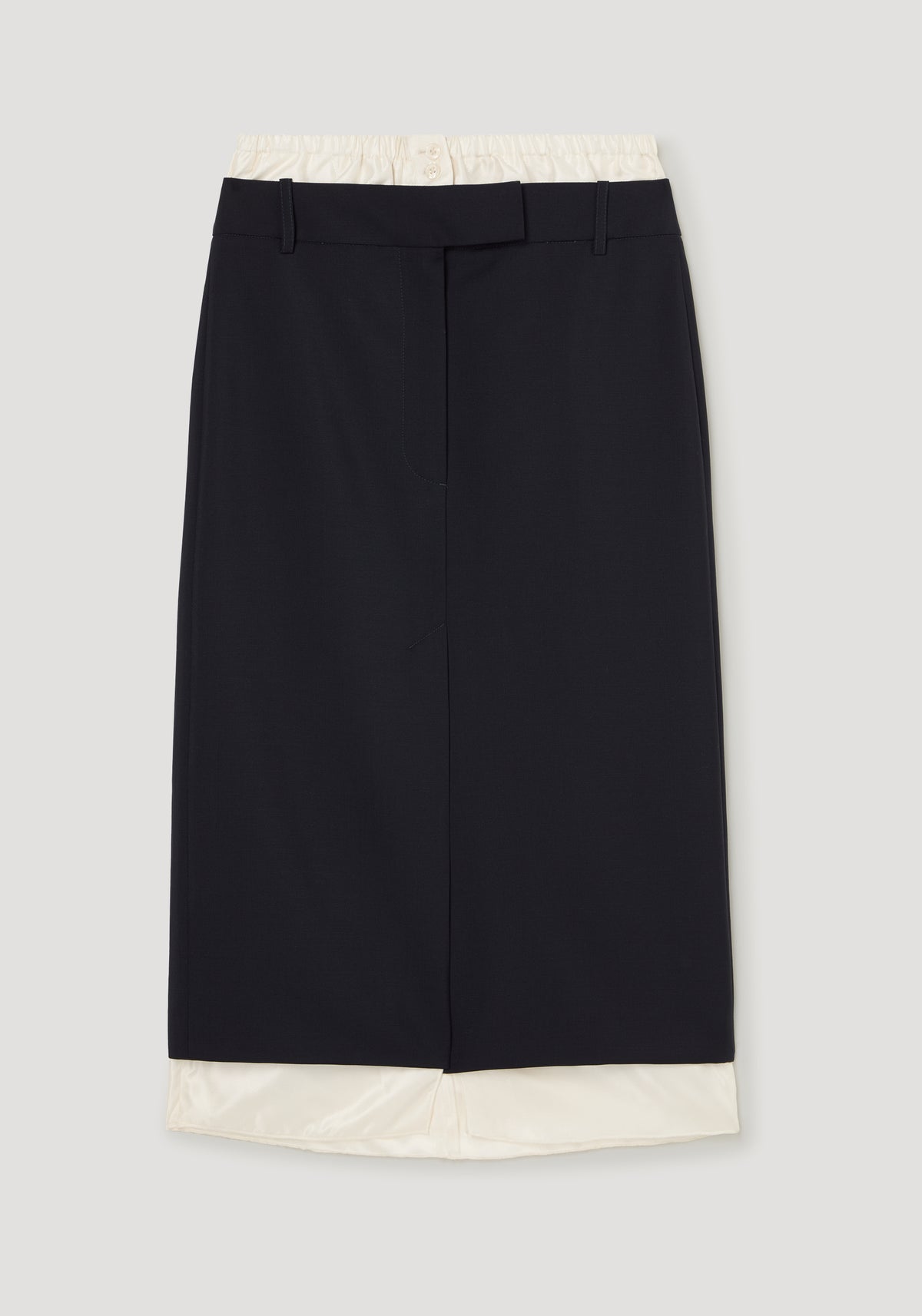 Boxer detailed skirt | navy