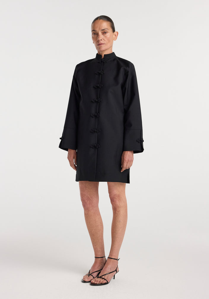 Pankou closure dress | black